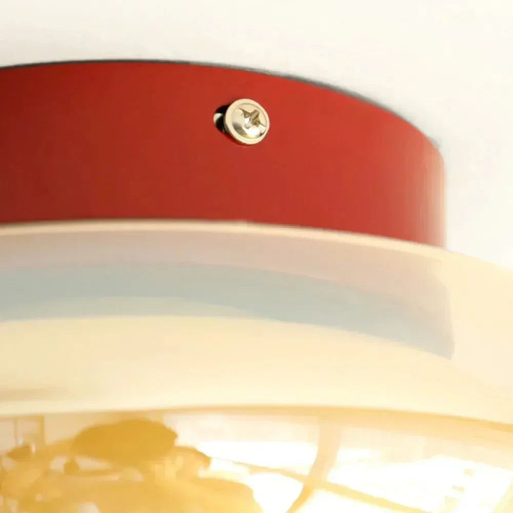 ヴィンテージ小型LEDアクリル天井ランプ