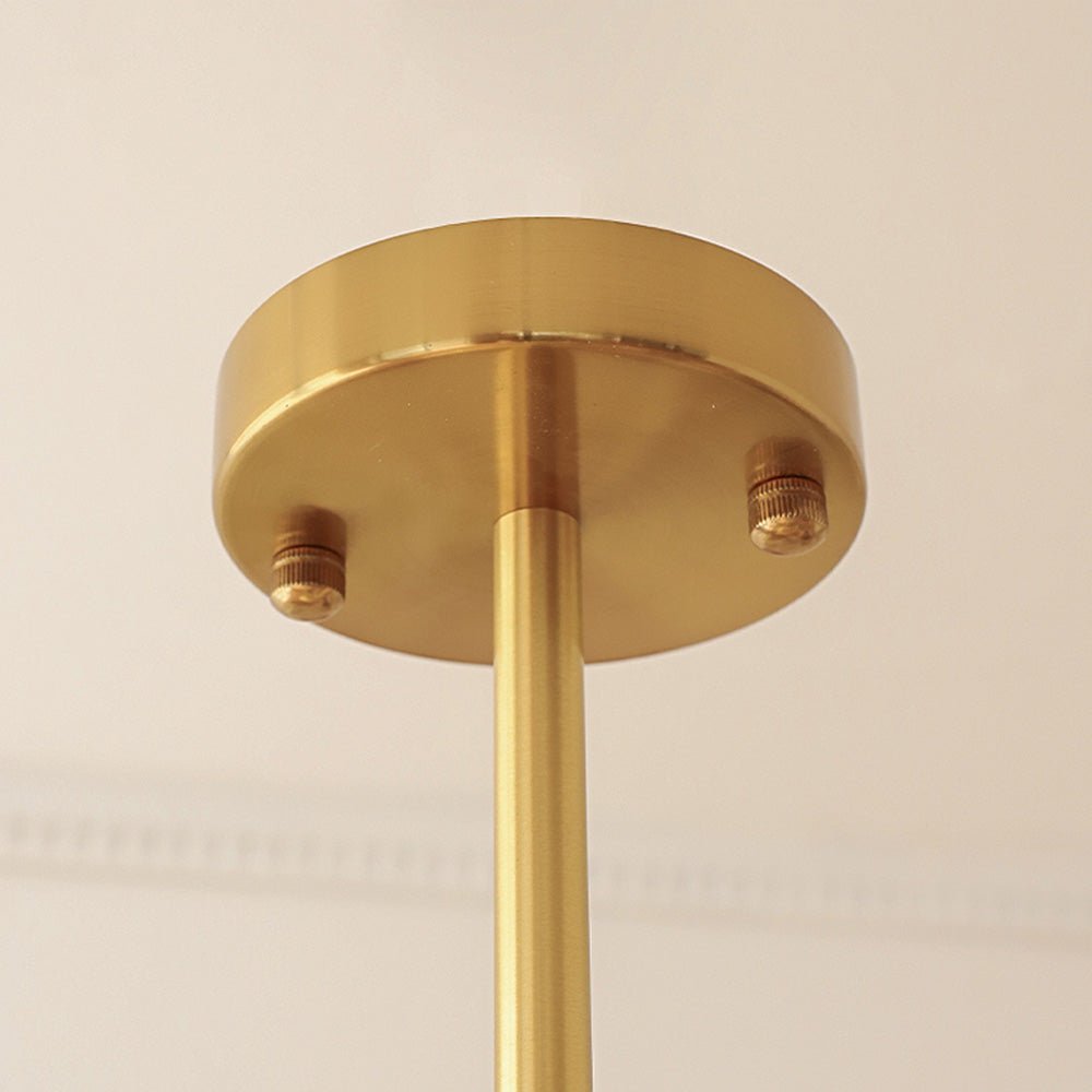 バウハウスのミルクガラス吊り下げランプ