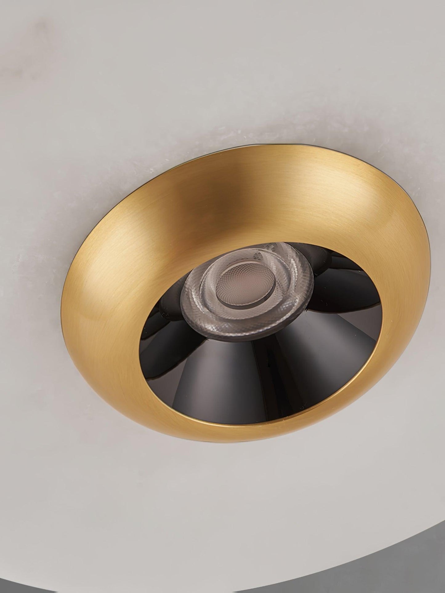 飛行する皿 大理石 ペンダントランプ