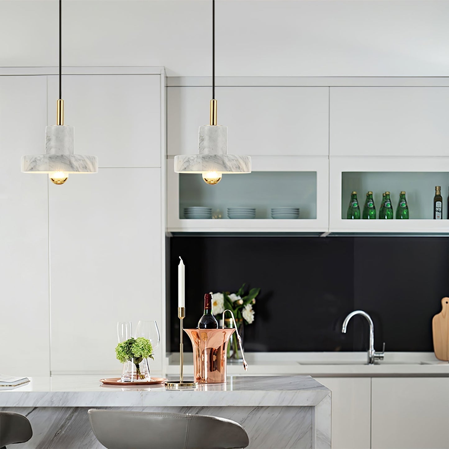 マーブルオーラペンダントランプ