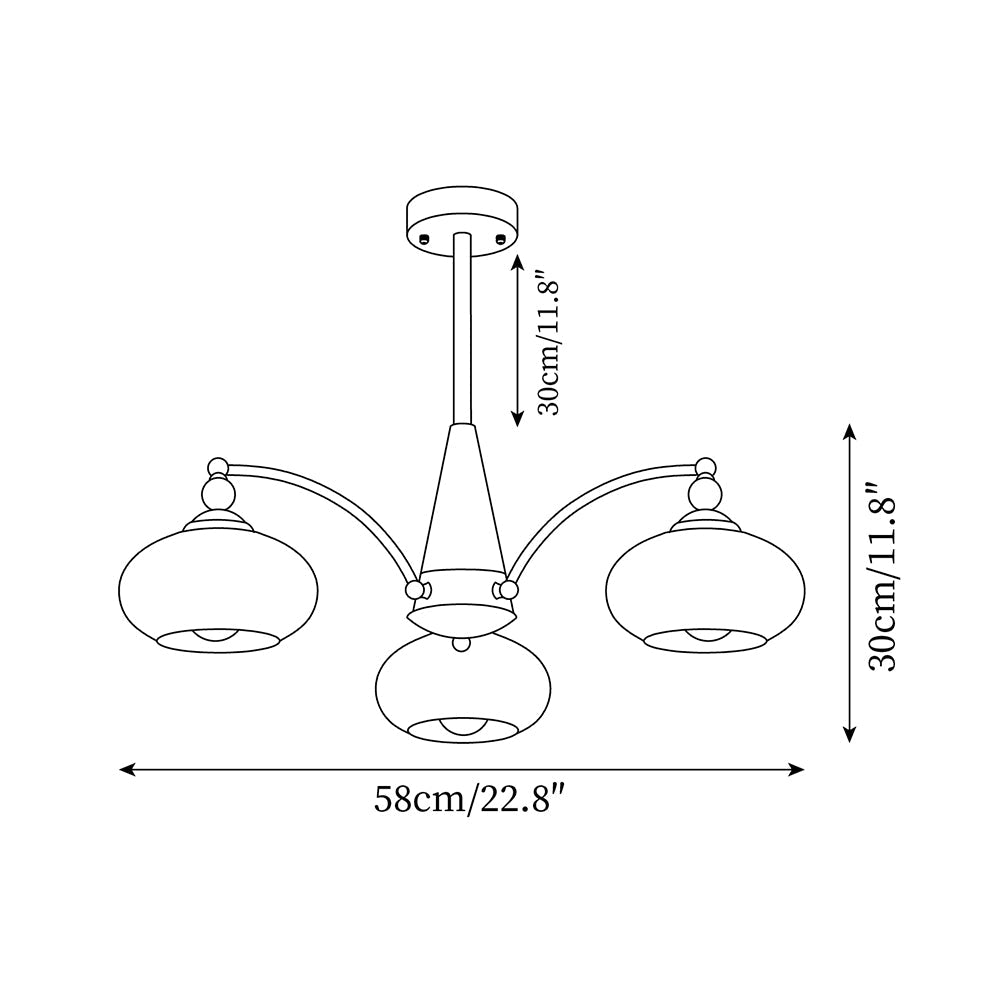 レトロメロディカシャンデリア