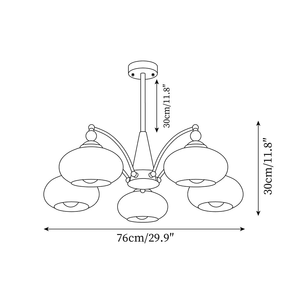 レトロメロディカシャンデリア