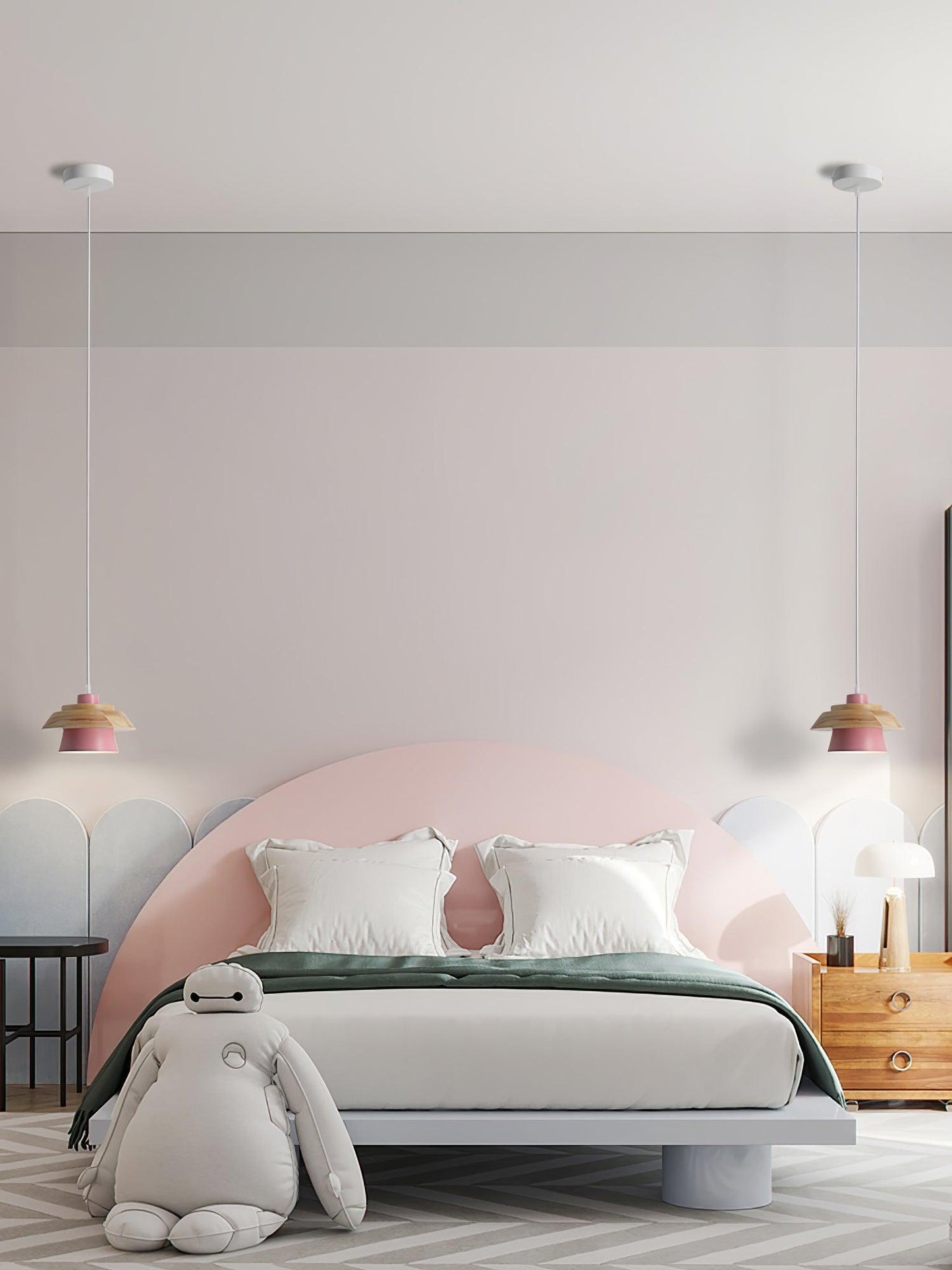 石製木製ペンダントランプ