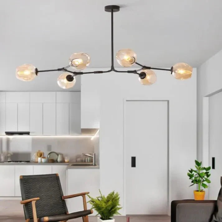 クリスタルバイファーカションランプ バブルグラス スプートニク