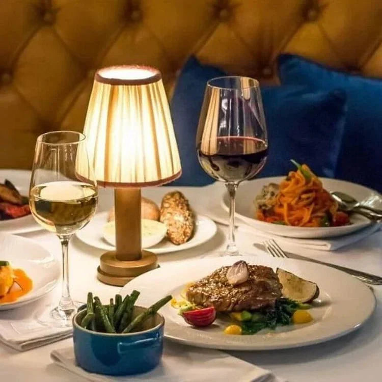 ワイヤレス金属製テーブルランプ