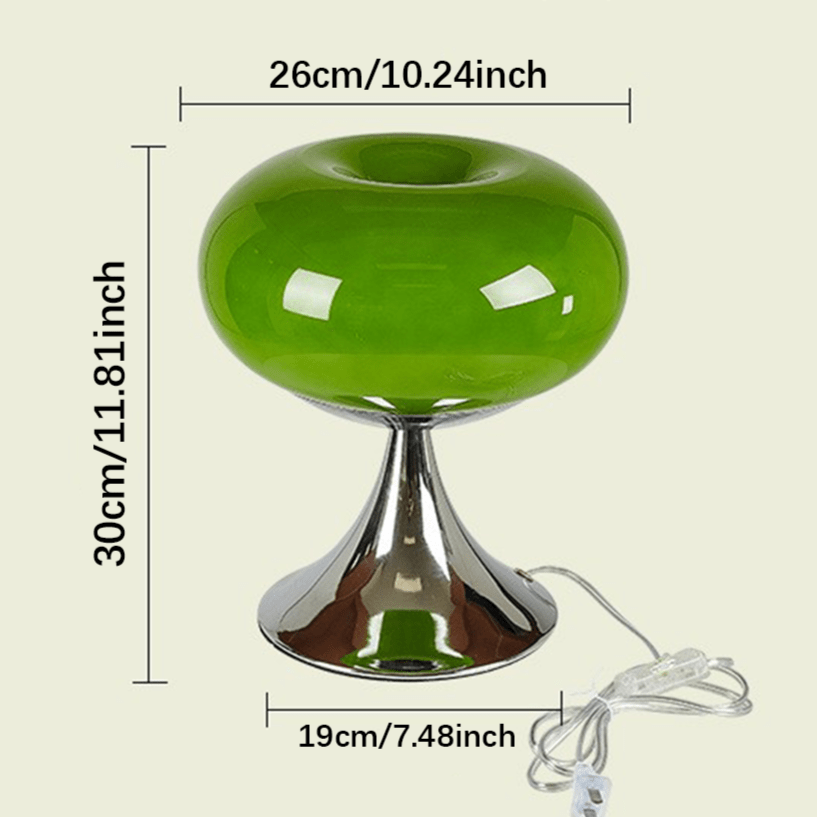 アンティークアップルテーブルランプ