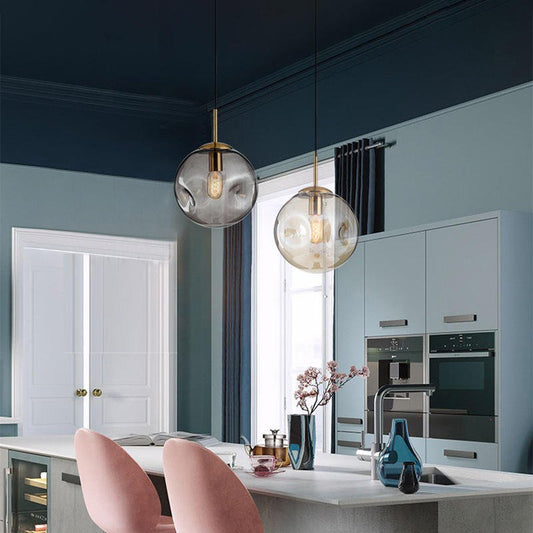 ブライキー ガラス ボール ペンダント ランプ