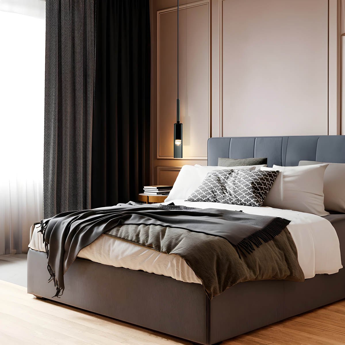 エレガントなクリスタルペンダントランプ