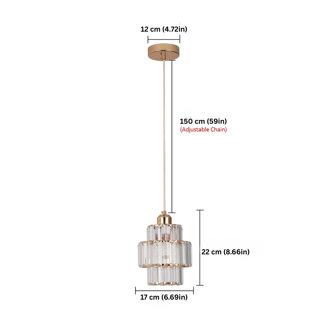 フェルナンド - ロンデ ガラスクリスタル ペンダントライト