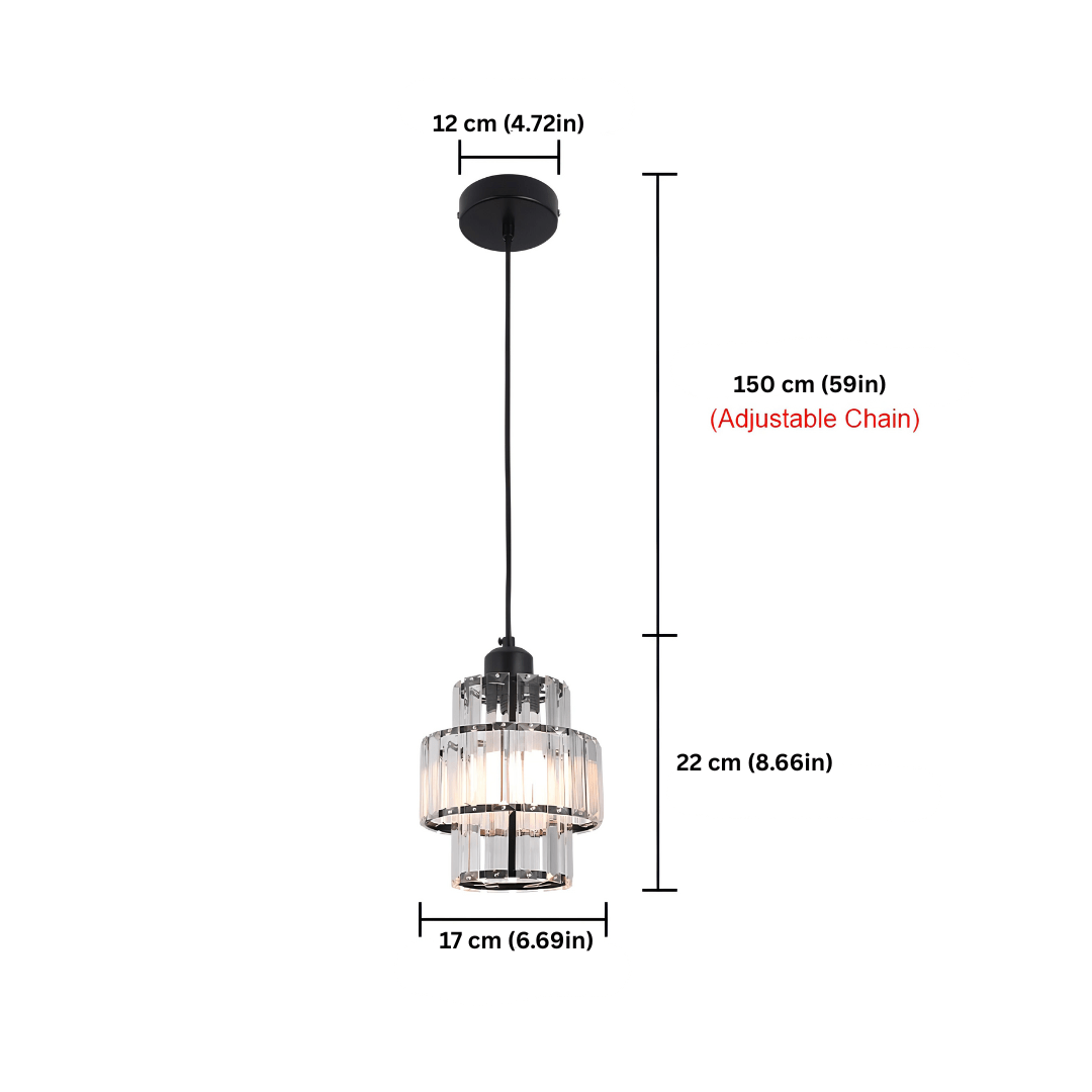 フェルナンド - ロンデ ガラスクリスタル ペンダントライト