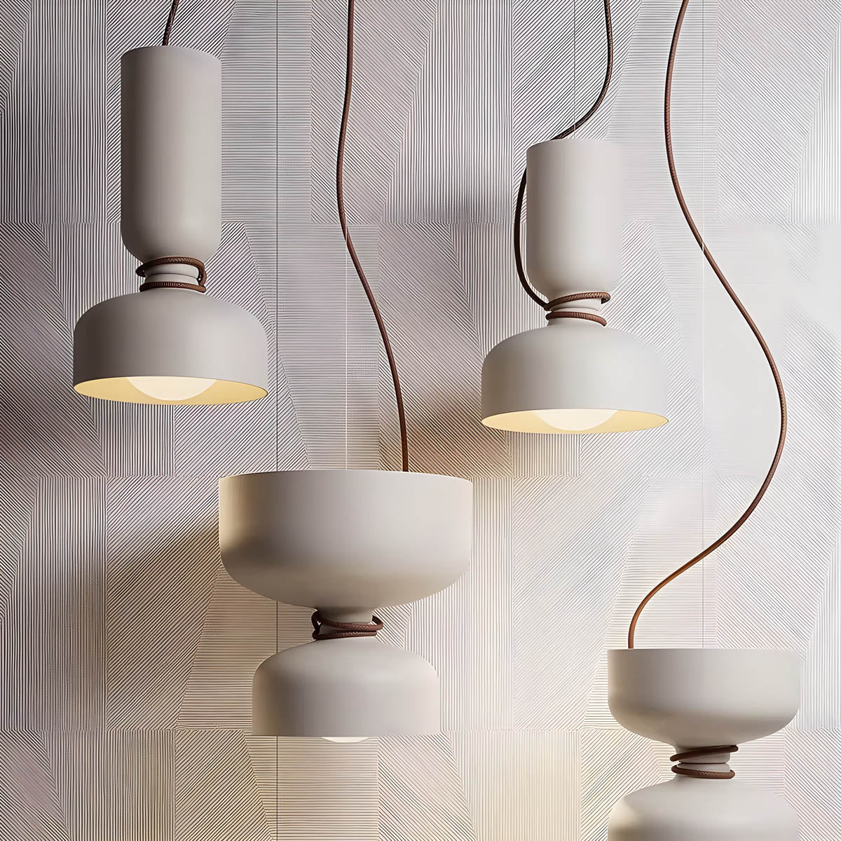 オーリー | 幾何学的デザインの吊りランプ